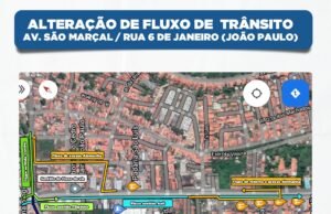 Prefeitura promove mudanças no trânsito da Avenida São Marçal e entorno do João Paulo