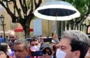 Braide dialoga com rodoviários: “Eu estou com vocês”