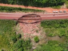 Erosão interrompe viagens na Estrada de Ferro Carajás em Bom Jesus das Selvas