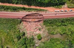 Erosão interrompe viagens na Estrada de Ferro Carajás em Bom Jesus das Selvas