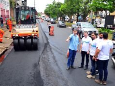 Prefeito Eduardo Braide vistoria recuperação do asfaltamento da Avenida dos Africanos