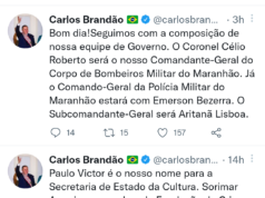 Brandão segue divulgando nomes de secretários