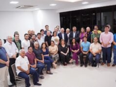 Othelino mostra força política em reunião para reforçar pré-candidaturas de Brandão e Flávio Dino