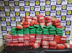 PRF apreende 300 quilos de cocaína em Santa Inês