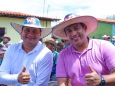 Osmar Filho participa da Cavalgada do Cabeça Branca, em Pindaré-Mirim