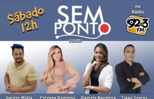 Programa ‘Sem Ponto’ estreia na 92.3 FM neste sábado com entrevista com o ex-governador Flávio Dino