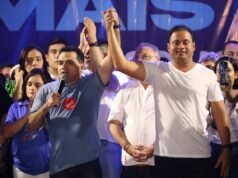 Josimar mostra força e reúne multidão em Zé Doca durante ato com Weverton