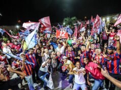 Candidato a deputado estadual, Osmar Filho é recebido com festa na Cidade Operária