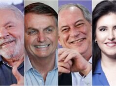 Ipec: Lula segue com 44%; Bolsonaro tem 31%; Ciro, 8%; Tebet, 4%