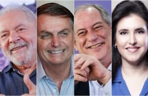 Ipec: Lula segue com 44%; Bolsonaro tem 31%; Ciro, 8%; Tebet, 4%