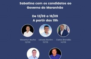 Ponto Continuando promoverá sabatina com candidatos ao Governo do Maranhão