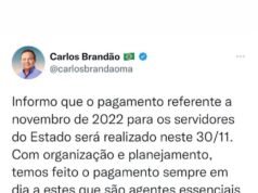Brandão recorre as redes sociais para desfazer fake news