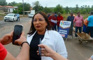 Paula Azevedo vistoria obras nos quatro cantos de Paço do Lumiar