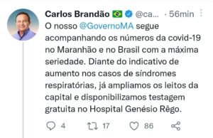 Covid: Governo aumenta número de leitos e amplia testagem