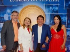 Iracema Vale e Herlon Costa recebem medalha Simão Estácio da Silveira