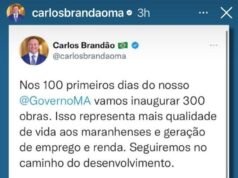 Brandão anuncia 300 novas obras e ratifica unidade política sólida