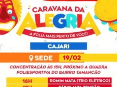 Osmar Filho e Bianca de Maria Félix promovem Caravana da Alegria no Carnaval de Cajari