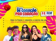 Bloco de “Coração pra Coração” promovido por Octávio Soeiro acontece neste domingo (12)