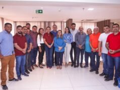 Iracema Vale recebe comitiva de vereadores em Imperatriz