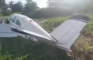 Monomotor cai da Raposa e passageiros passam bem