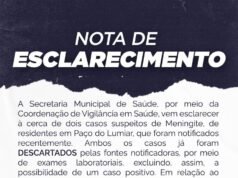 Secretaria de Saúde de Paço do Lumiar esclarece sobre casos suspeitos de meningite