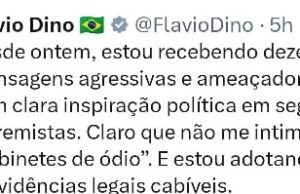 Dino revela estar sendo ameaçado