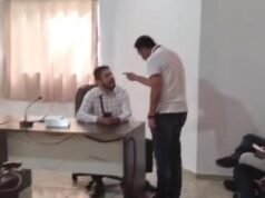 Prefeito de Morros é flagrado tentando agredir procurador