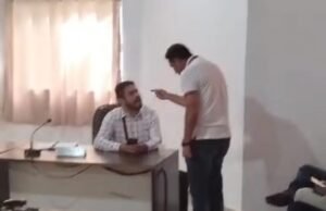 Prefeito de Morros é flagrado tentando agredir procurador