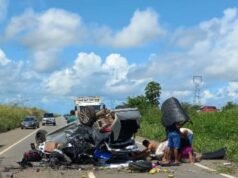 Duas pessoas morrem em acidente na BR-135