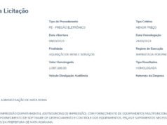 Prefeitura de Mata Roma pretende gastar mais de R$ 1 milhão com locação de impressoras