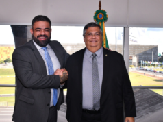 Em Brasília, Paulo Victor discute segurança pública com Flávio Dino