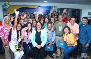 Paula Azevedo é a única prefeita da Grande Ilha presente na reunião do Orçamento Participativo 2023