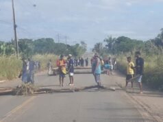 Índios realizam protesto e interditam trecho de BR no Maranhão
