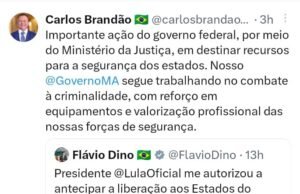 Brandão festeja novos recursos para Segurança Pública