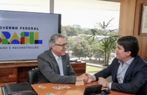 Fufuca e Sílvio Costa Filho com os dois pés no governo federal