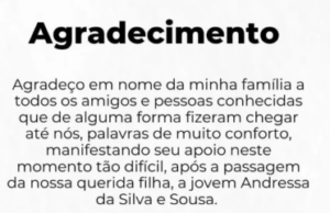 Bira se pronuncia após morte da filha