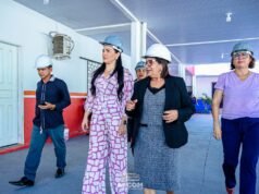 Prefeita Paula Azevedo vistoria obra do prédio do SAMU