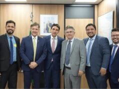 Em reunião com ministro, Herlon Costa e Vinicius Vale tratam sobre novo aeroporto regional