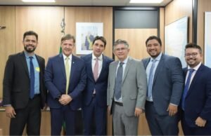 Em reunião com ministro, Herlon Costa e Vinicius Vale tratam sobre novo aeroporto regional