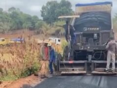 Prefeito Fernando Pessoa asfalta Estrada do Arroz