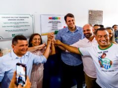 Orleans Brandão entrega areninha esportiva e escolas em Colinas