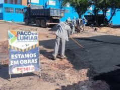 Prefeitura de Paço do Lumiar realiza recuperação asfáltica no Maiobão