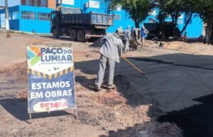 Prefeitura de Paço do Lumiar realiza recuperação asfáltica no Maiobão