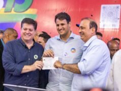 Orleans Brandão se filia ao MDB em mega convenção do partido