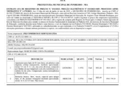 Prefeitura de Pinheiro contrata empresa por R$ 1,6 milhão para fornecimento de kits escolares