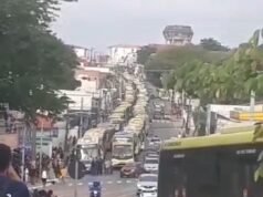 Rodoviários prometem ficar parados enquanto criminosos não forem presos
