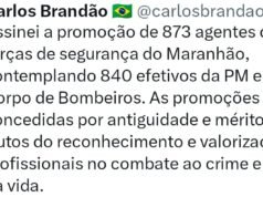 Brandão anuncia promoções para Policiais Militares e homens do CB