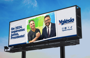 Ainda “preso” no PSB, Yglésio cola sua imagem na de Bolsonaro
