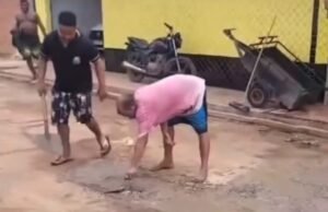 Moradores de Paço do Lumiar recuperam rua e criticam Paula da Pindoba