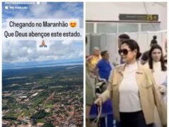 Michelle Bolsonaro desembarca em São Luís